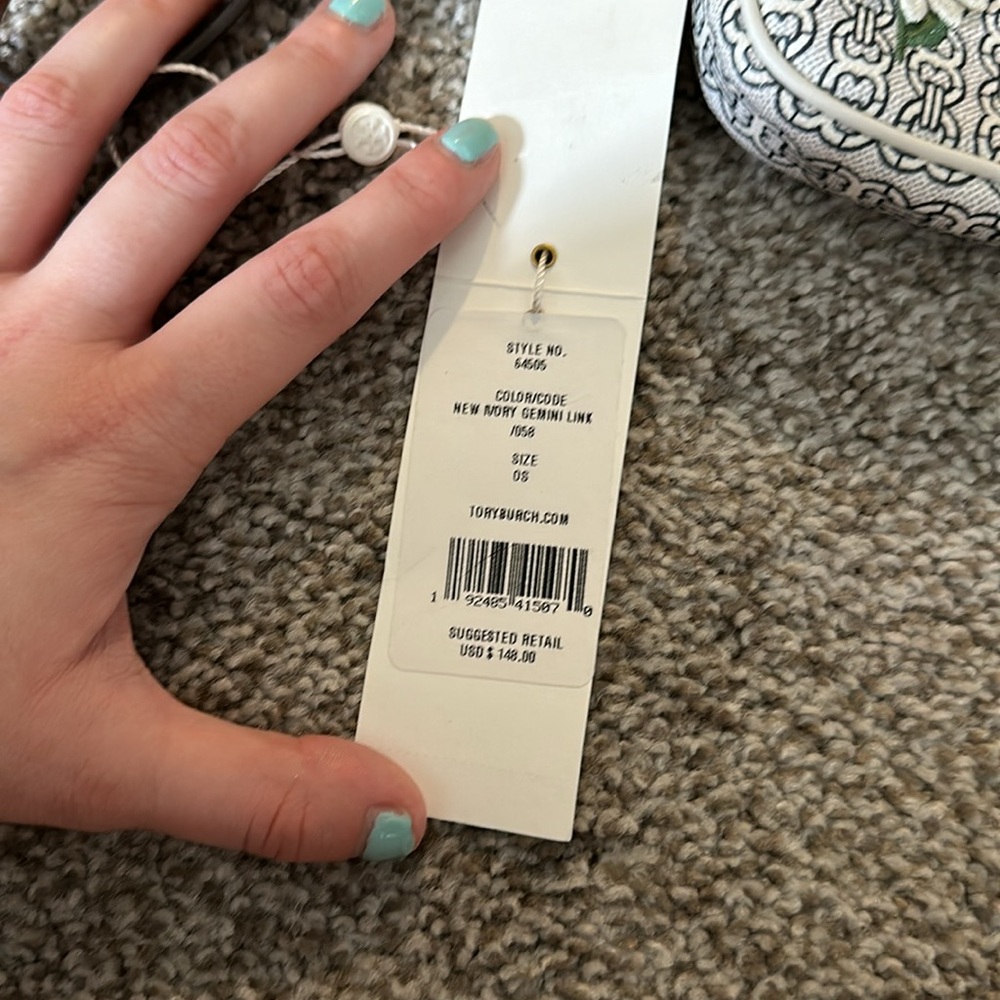 TORY BURCH IVORY GEMINI LINK - Picture 4 of 6